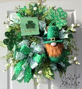 St. Patricks Day Gnome Wreath