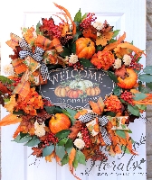 Welcome to Our Home Fall Wreath