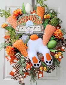 Welcome Easter Wreath