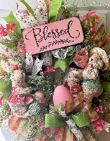 Blessed Spring/Easter Wreath