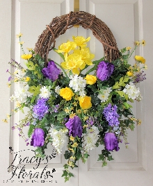 Spring Daffodil Wreath