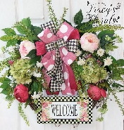 Floral Welcome Wreath